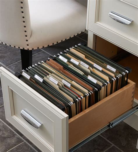 File Cabinets in Desk Organization 